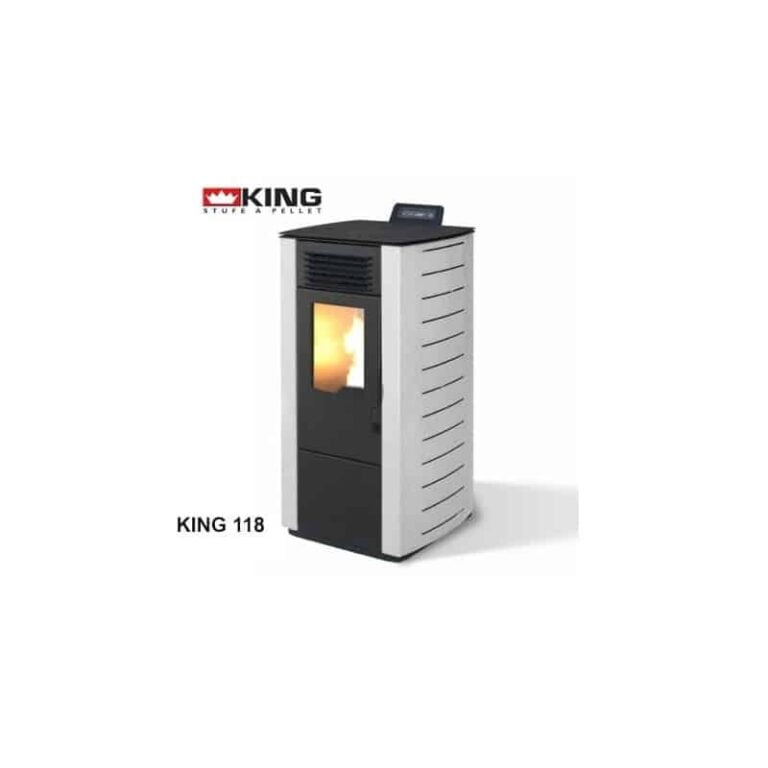 King 118 12kw Σόμπα Pellet θερμού αέρα αερόθερμη Ιταλίας HEATING - COOLING