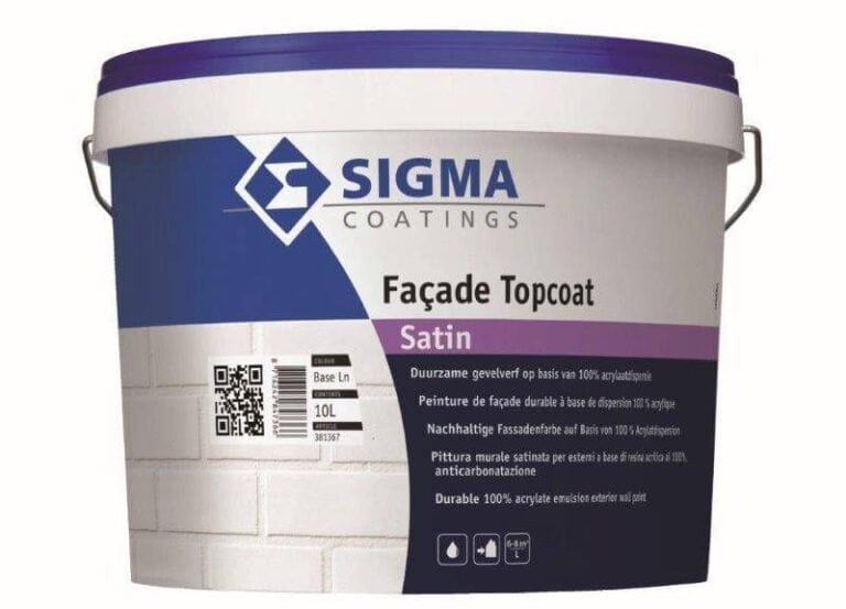 Sigmafaυade Topcoat Satin 10L ΧΡΩΜΑ - ΔΟΜΗΣΗ