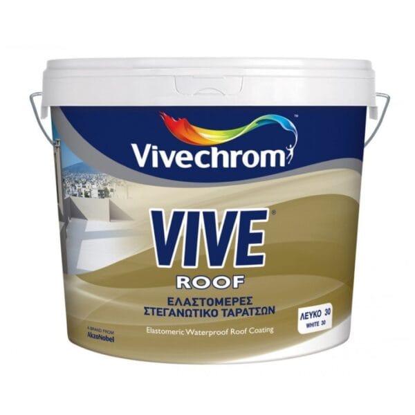 VIVECHROM VIVEDUR ΣΤΕΓΑΝΩΤΙΚΟ ΜΟΝΩΤΙΚΟ ΤΑΡΑΤΣΩΝ 9L ROOF INSULATION