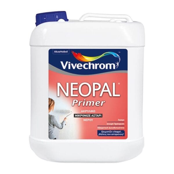 NEOPAL PRIMER ΑΣΤΑΡΙ ΝΕΡΟΥ VIVECHROM 10LIT (ΒΙΒΕΧΡΩΜ) PRIMERS