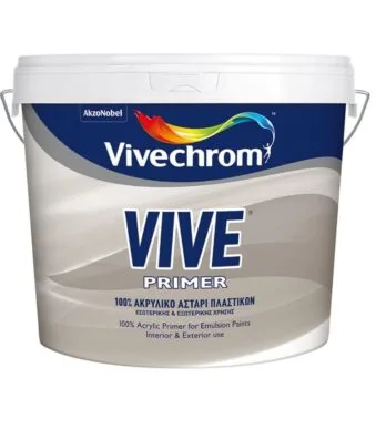 VIVE PRIMER Vivechrom. Ακρυ
λικό αστάρι νερού 10 Lt PRIMERS