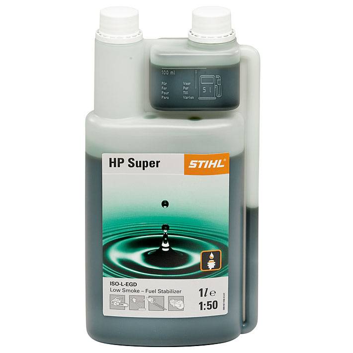 STIHL Λάδι δίχρονων κινητήρων HP SUPER 1 L (για 50 L βενζίνης), με δοσομετρική φιάλη STIHL