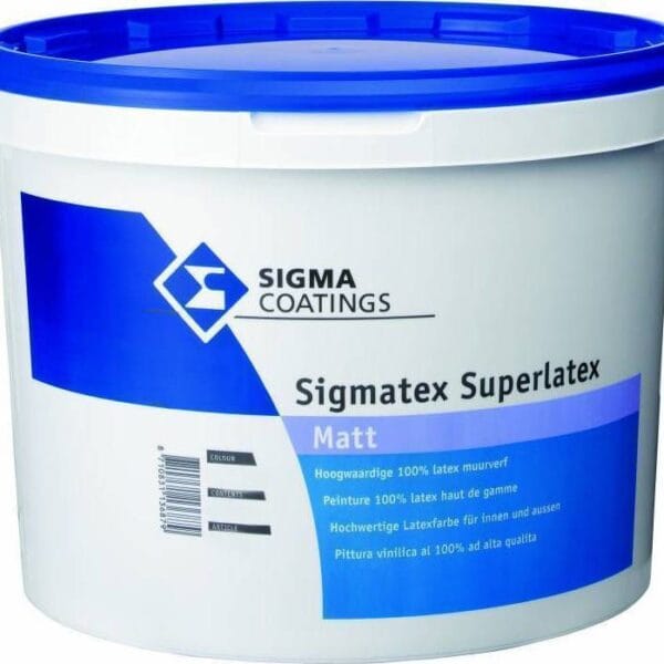 Sigmatex Superlatex Matt 10L Τής μεγαλύτερης εταιρείας στό κόσμο PPG COLORS