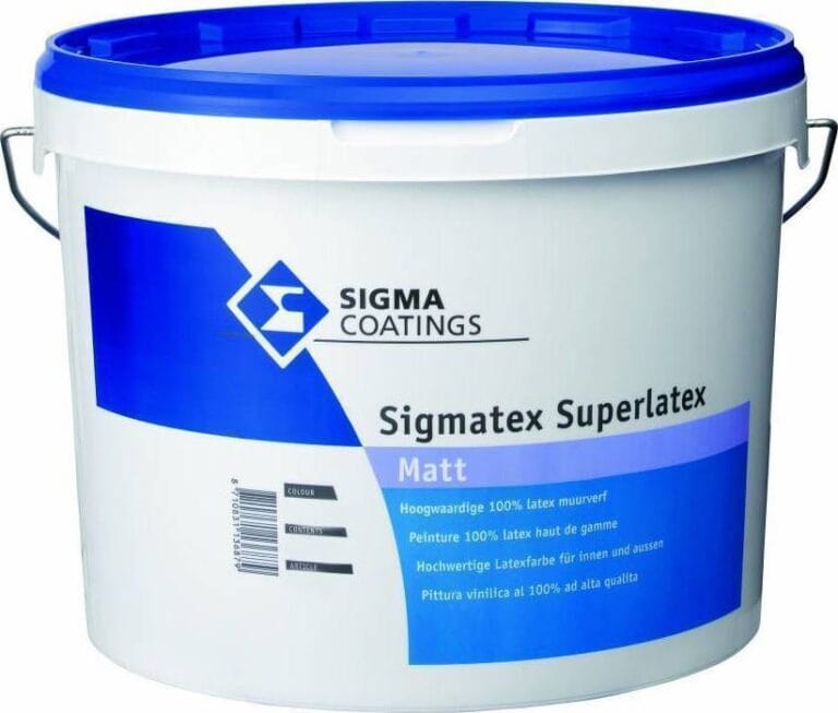 Sigmatex Superlatex Matt 10L Τής μεγαλύτερης εταιρείας στό κόσμο PPG ΧΡΩΜΑΤΑ