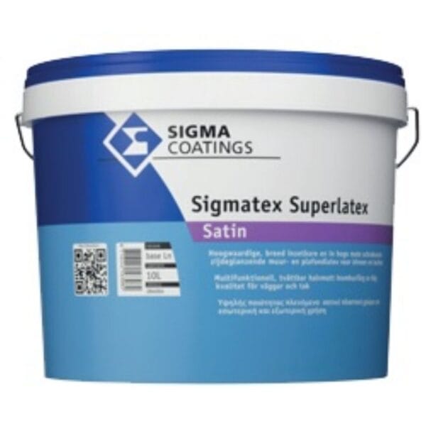 Sigmatex Superlatex Satin 10L Τής μεγαλύτερης εταιρείας στό κόσμο PPG COLORS