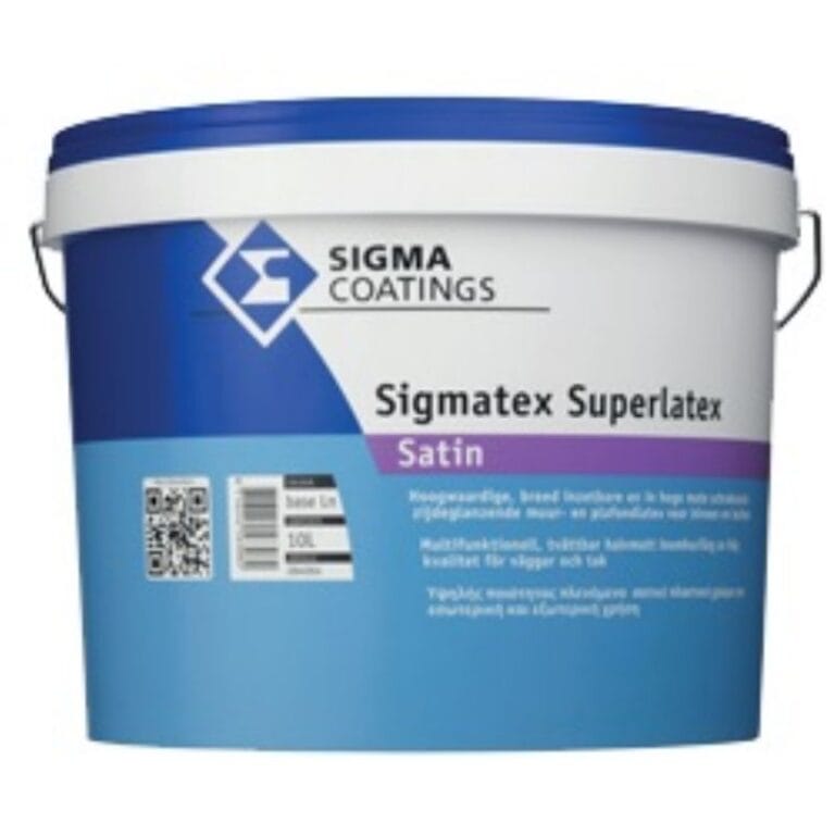 Sigmatex Superlatex Satin 10L Τής μεγαλύτερης εταιρείας στό κόσμο PPG ΧΡΩΜΑΤΑ