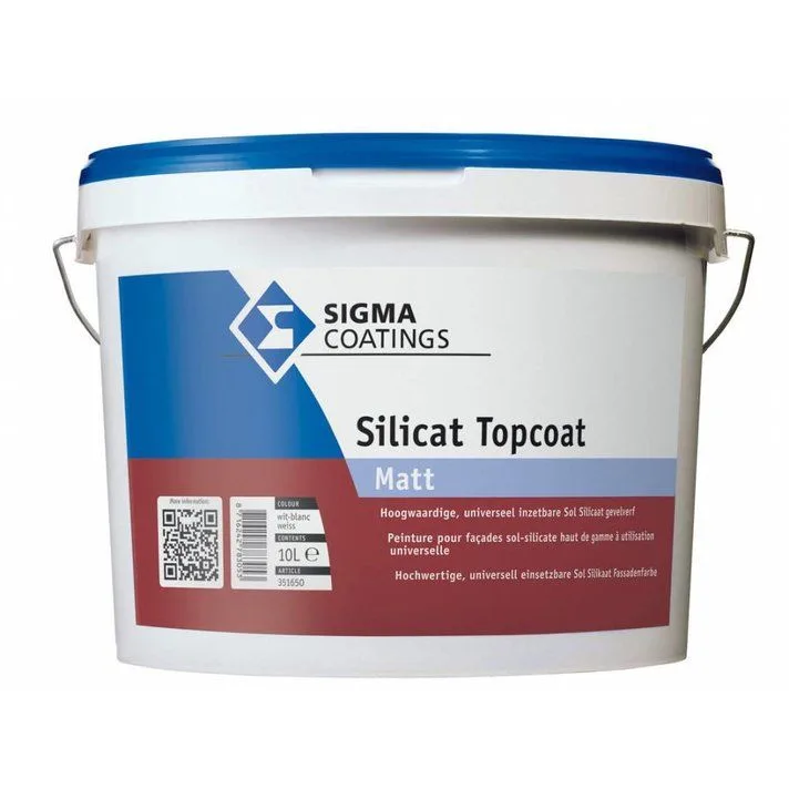 Sigma Silicat Topcoat Matt 10L COLORS