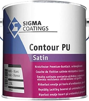 Sigma Contour PU Satin 2.5L ΧΡΩΜΑ - ΔΟΜΗΣΗ