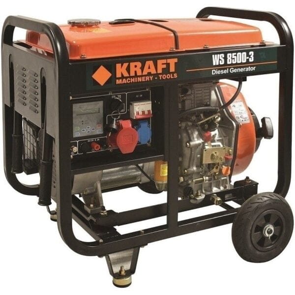 KRAFT – WS 8500-3 Ηλεκτρογεννήτρια Πετρελαίου
6000W GENERATORS