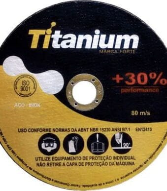 TITANIUM δισκος κοπης σιδηρου
 + INOX 125 Χ 1 Χ 22,2 mm ΓΩΝΙΑΚΟΙ ΤΡΟΧΟΙ