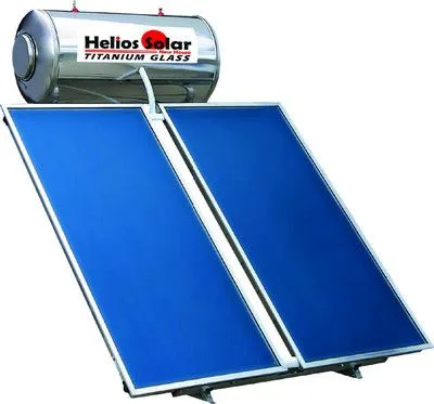 ΗΛΙΑΚΟΣ ΘΕΡΜΟΣΙΦΩΝΑΣ 200lit 3m² NEW HOUSE Helios Solar TITANIUM GLASS SOLAR WATER HEATERS