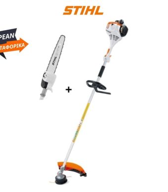 FS 55 R STIHL ΒΕΝΖΙΝΟΚΙΝΗΤΟ ΘΑΜΝΟΚΟΠΤΙΚΟ + HT ΚΕΦΑΛΗ + 2ο ΚΟΠΤΙΚΟ ΧΛΟΟΚΟΠΤΗ STIHL