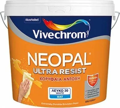 VIVECHROM NEOPAL ULTRA RESIST ΠΛΑΣΤΙΚΟ ΧΡΩΜΑ ΥΨΗΛΩΝ ΑΝΤΟΧΩΝ 1L ΧΡΩΜΑΤΑ