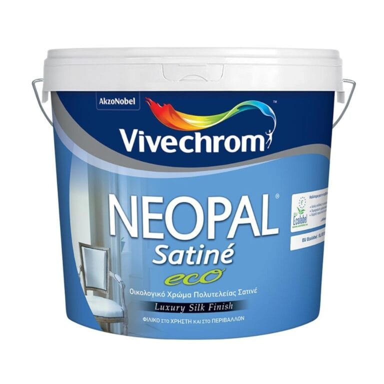 VIVECHROM NEOPAL SATINE ECO ΠΛΑΣΤΙΚΟ ΧΡΩΜΑ ΟΙΚΟΛΟΓΙΚΟ ΣΑΤΙΝΕ 1L ΧΡΩΜΑΤΑ