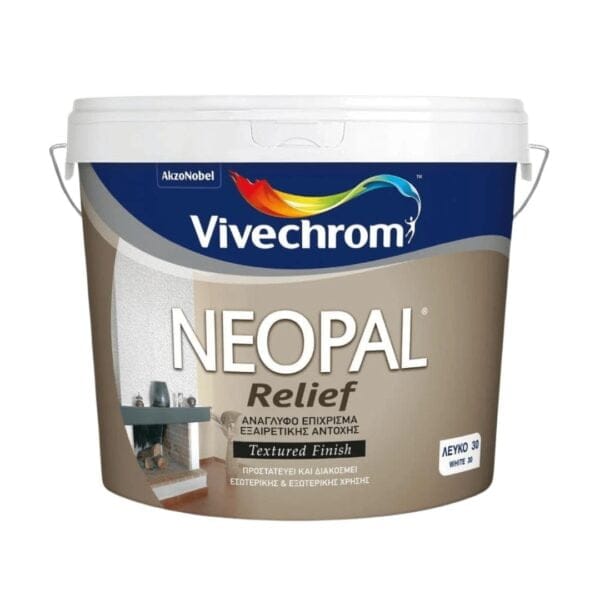 VIVECHROM NEOPAL RELIEF ΕΙΔΙΚΟ ΔΙΑΚΟΣΜΗΤΙΚΟ ΧΡΩΜΑ 5KG COLORS