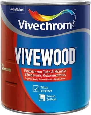 VIVECHROM VIVEWOOD ΡΙΠΟΛΙΝΗ ΞΥΛΩΝ ΚΑΙ ΜΕΤΑΛΛΩΝ 2.5L COLORS