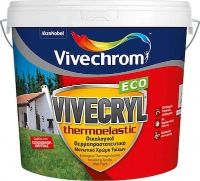 VIVECHROM VIVECRYL THERMOELASTIC ECO ΑΚΡΥΛΙΚΟ ΧΡΩΜΑ ΟΙΚΟΛΟΓΙΚΟ ΘΕΡΜΟΜΟΝΩΤΙΚΟ 3L ΧΡΩΜΑ - ΔΟΜΗΣΗ