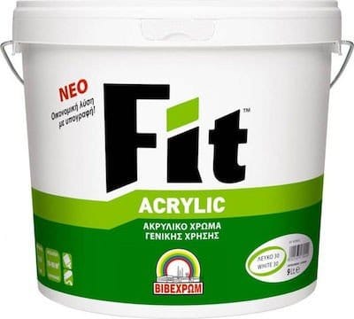 VIVECHROM FIT ACRYLIC ΑΚΡΥΛΙΚΟ ΧΡΩΜΑ ΓΕΝΙΚΗΣ ΧΡΗΣΗΣ 3L ΧΡΩΜΑ - ΔΟΜΗΣΗ