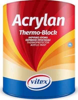 VITEX ACRYLAN THERMOBLOCK ΑΚΡΥΛΙΚΟ ΧΡΩΜΑ ΘΕΡΜΟΜΟΝΩΤΙΚΟ 10L COLORS