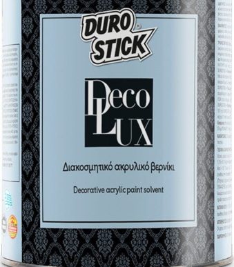 Durostick Decolux Βερνίκι Επιφάνειας Διαλύτου Άχρωμο Γυαλιστερό 750ml VARNISHES