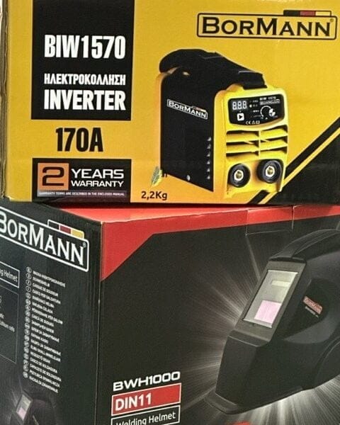 BIW1570 Ηλεκτροκόλληση Inverter BIW1570 170A +ΔώροBORMANN Μάσκα ηλεκτροκόλλησης ηλεκτρονική (BWH1 INDUSTRIAL