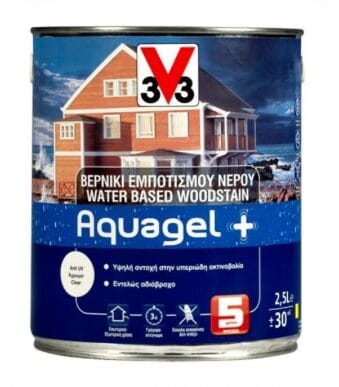 V33 ΒΕΡΝΙΚΙ AQUAGEL ANTI UV 750ΜL ΕΜΠΟΤΙΣΜΟΥ ΑΧΡΩΜΟ VARNISHES