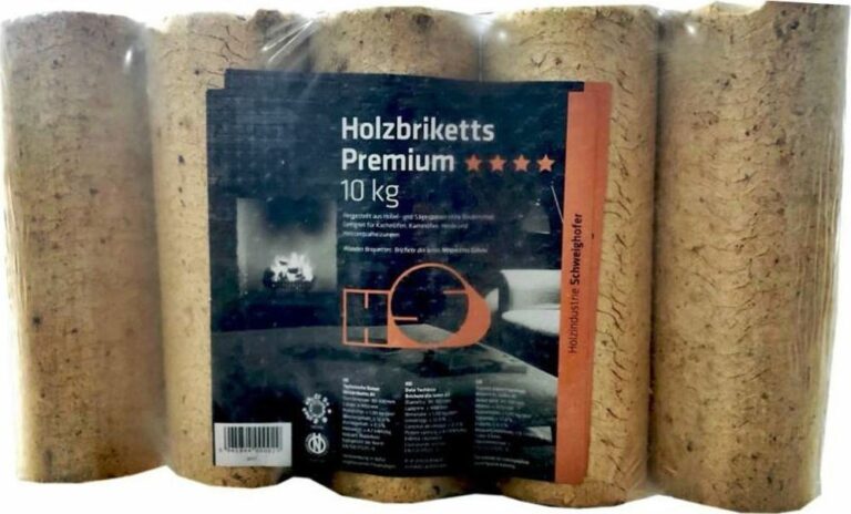 Schweighofer Μπρικέτες ΞΥΛΟΥ Premium (10kg) PELLETS - BRIQUETES