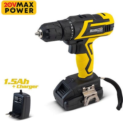 Bormann BCD2400 Δραπανοκατσάβιδο Μπαταρίας 20V 1×1.5Ah DRILL SCREWDRIVERS