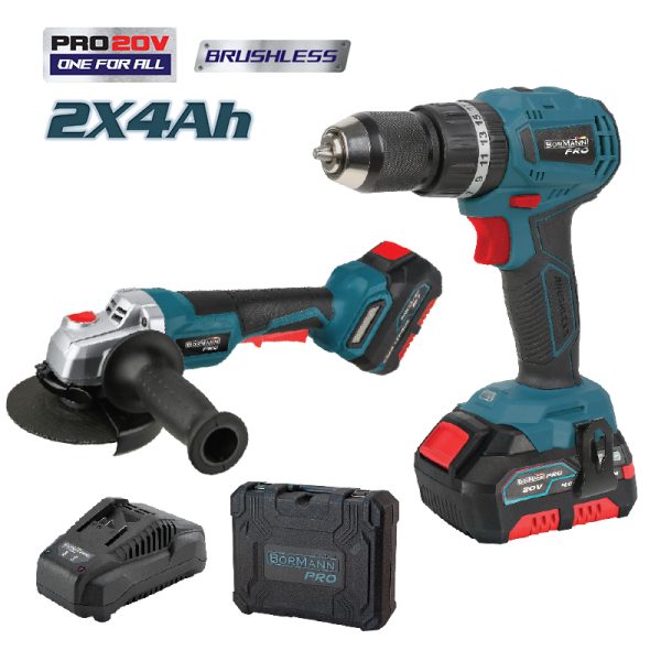 ΒORMANN Pro BBP9220 Σετ Κατσαβίδι Γυψοσανίδας Brushless & Πνευματικό Πιστολέτο ΕΡΓΑΛΕΙΑ