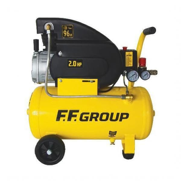 F.F. Group AC-D 224 Easy Μονοφασικό Κομπρεσέρ Αέρος με Ισχύ 2hp και Αεροφυλάκιο 24lt AIR COMPRESSORS