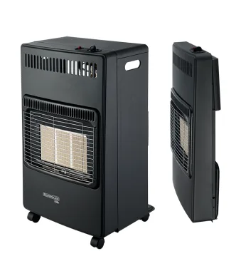 BORMANN Elite BGH4100 Θερμάστρα Υγραερίου 4200W,Mαύρη,Αναδιπλούμενη με Προστασία Ανατροπής ΣΟΜΠΕΣ ΕΝΕΡΓΕΙΑΚΕΣ