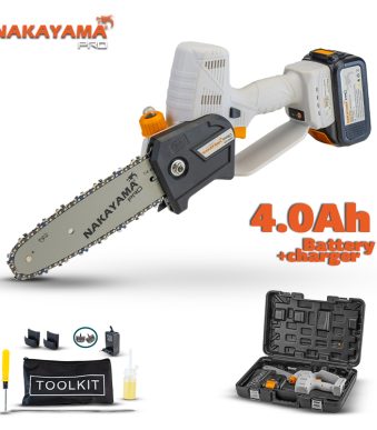 NAKAYAMA Pro EC1550 Κλαδευτικό Αλυσοπρίονο Μπαταρίας 21V, Brushless,Li-Ion, Λάμα 20cm, 1500gr ΑΓΡΟΣ - ΚΗΠΟΣ