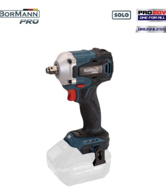 BORMANN Pro BBP5123 Μπουλονόκλειδο Compact,Brushless Μπαταρίας 20V,400Nm,0-1800/0-2200/0-2600rpm, SOLO BATTERY TOOLS