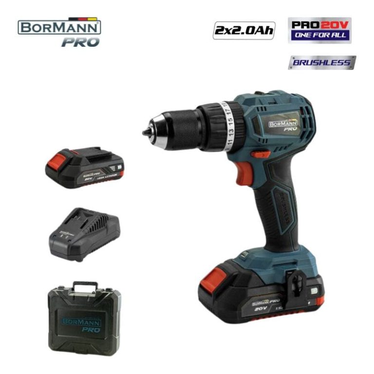 BORMANN Pro BBP5144 Σετ Δραπανοκατσάβιδο Compact,Brushless μπαταρίας 20V,Li-Ion με 2 Ταχύτητες ΕΡΓΑΛΕΙΑ ΜΠΑΤΑΡΙΑΣ