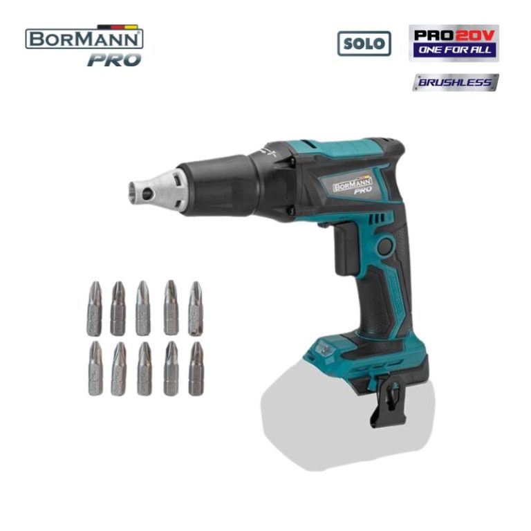 BORMANN Pro BBP5150 Κατσαβίδι Γυψοσανίδας 20V Brushless Μπαταρίας, SOLO ΕΡΓΑΛΕΙΑ ΜΠΑΤΑΡΙΑΣ