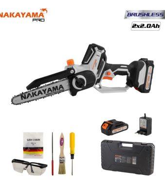 NAKAYAMA EC1200 Κλαδευτικό Αλυσοπρίονο Μπαταρίας 21V,Brushless,Li-Ion,Λάμα 20cm,1.3kg ΑΛΥΣΟΠΡΙΟΝΑ