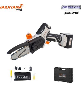 NAKAYAMA Pro EC1500 Κλαδευτικό Αλυσοπρίονο Μπαταρίας 16.8V,Brushless,Li-Ion,Λάμα 13cm,880gr ΑΛΥΣΟΠΡΙΟΝΑ