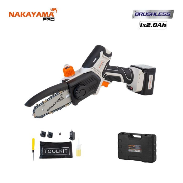 NAKAYAMA Pro EC1500 Κλαδευτικό Αλυσοπρίονο Μπαταρίας 16.8V,Brushless,Li-Ion,Λάμα 13cm,880gr ΑΛΥΣΟΠΡΙΟΝΑ